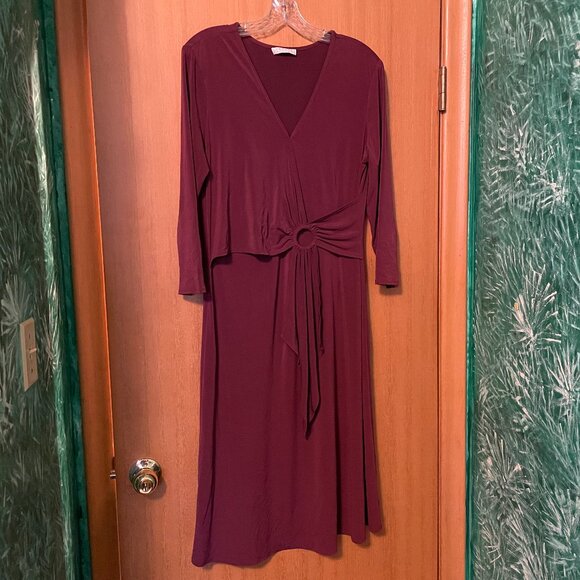4/$20 | Precis Petite Purple Midi Dress - Picture 1 of 8